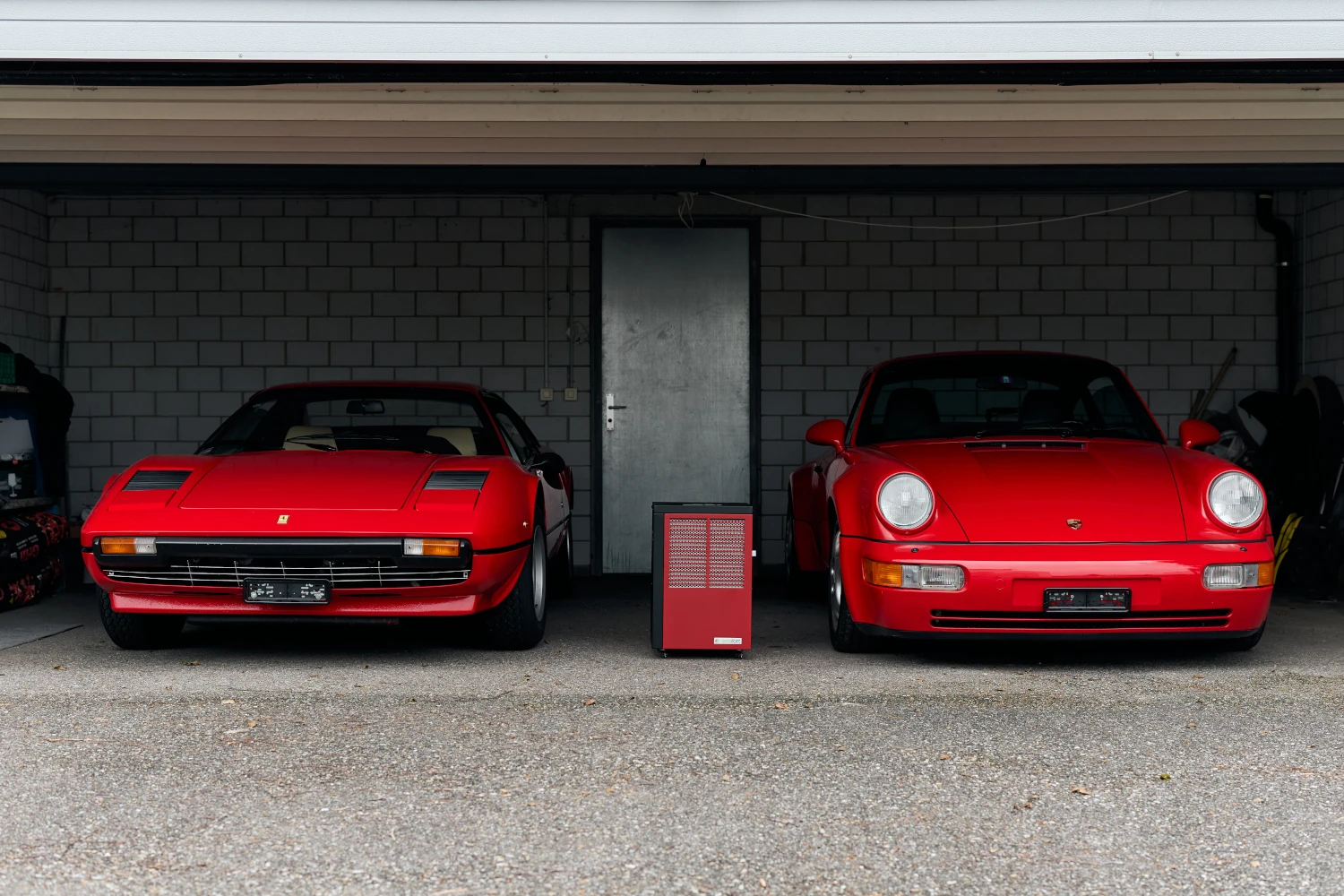 ecodry Nettuno con Ferrari e Porsche